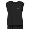 Women's Flowy Muscle Tee With Rolled Cuffs Thumbnail