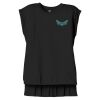 Women's Flowy Muscle Tee With Rolled Cuffs Thumbnail