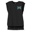 Women's Flowy Muscle Tee With Rolled Cuffs Thumbnail
