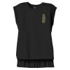 Women's Flowy Muscle Tee With Rolled Cuffs Thumbnail