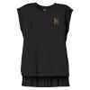 Women's Flowy Muscle Tee With Rolled Cuffs Thumbnail