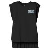 Women's Flowy Muscle Tee With Rolled Cuffs Thumbnail