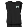 Women's Flowy Muscle Tee With Rolled Cuffs Thumbnail