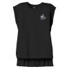 Women's Flowy Muscle Tee With Rolled Cuffs Thumbnail
