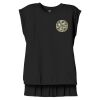 Women's Flowy Muscle Tee With Rolled Cuffs Thumbnail