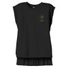Women's Flowy Muscle Tee With Rolled Cuffs Thumbnail