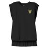 Women's Flowy Muscle Tee With Rolled Cuffs Thumbnail
