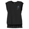 Women's Flowy Muscle Tee With Rolled Cuffs Thumbnail