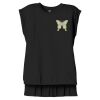 Women's Flowy Muscle Tee With Rolled Cuffs Thumbnail
