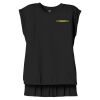 Women's Flowy Muscle Tee With Rolled Cuffs Thumbnail