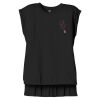 Women's Flowy Muscle Tee With Rolled Cuffs Thumbnail