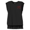 Women's Flowy Muscle Tee With Rolled Cuffs Thumbnail