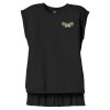 Women's Flowy Muscle Tee With Rolled Cuffs Thumbnail