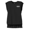 Women's Flowy Muscle Tee With Rolled Cuffs Thumbnail