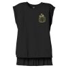 Women's Flowy Muscle Tee With Rolled Cuffs Thumbnail