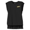 Women's Flowy Muscle Tee With Rolled Cuffs Thumbnail