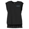 Women's Flowy Muscle Tee With Rolled Cuffs Thumbnail