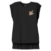 Women's Flowy Muscle Tee With Rolled Cuffs Thumbnail