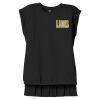 Women's Flowy Muscle Tee With Rolled Cuffs Thumbnail