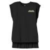 Women's Flowy Muscle Tee With Rolled Cuffs Thumbnail