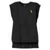 Women's Flowy Muscle Tee With Rolled Cuffs Thumbnail