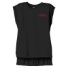 Women's Flowy Muscle Tee With Rolled Cuffs Thumbnail