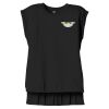 Women's Flowy Muscle Tee With Rolled Cuffs Thumbnail