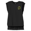 Women's Flowy Muscle Tee With Rolled Cuffs Thumbnail