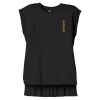 Women's Flowy Muscle Tee With Rolled Cuffs Thumbnail