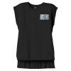 Women's Flowy Muscle Tee With Rolled Cuffs Thumbnail