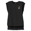 Women's Flowy Muscle Tee With Rolled Cuffs Thumbnail