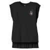 Women's Flowy Muscle Tee With Rolled Cuffs Thumbnail