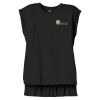 Women's Flowy Muscle Tee With Rolled Cuffs Thumbnail