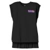 Women's Flowy Muscle Tee With Rolled Cuffs Thumbnail