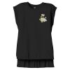 Women's Flowy Muscle Tee With Rolled Cuffs Thumbnail