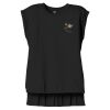 Women's Flowy Muscle Tee With Rolled Cuffs Thumbnail