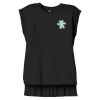 Women's Flowy Muscle Tee With Rolled Cuffs Thumbnail