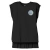 Women's Flowy Muscle Tee With Rolled Cuffs Thumbnail