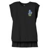 Women's Flowy Muscle Tee With Rolled Cuffs Thumbnail
