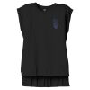 Women's Flowy Muscle Tee With Rolled Cuffs Thumbnail