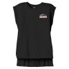 Women's Flowy Muscle Tee With Rolled Cuffs Thumbnail