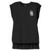 Women's Flowy Muscle Tee With Rolled Cuffs Thumbnail
