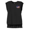 Women's Flowy Muscle Tee With Rolled Cuffs Thumbnail