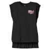 Women's Flowy Muscle Tee With Rolled Cuffs Thumbnail