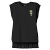 Women's Flowy Muscle Tee With Rolled Cuffs Thumbnail