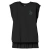 Women's Flowy Muscle Tee With Rolled Cuffs Thumbnail