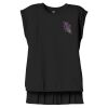Women's Flowy Muscle Tee With Rolled Cuffs Thumbnail
