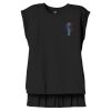 Women's Flowy Muscle Tee With Rolled Cuffs Thumbnail
