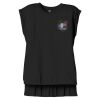 Women's Flowy Muscle Tee With Rolled Cuffs Thumbnail