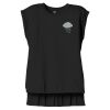 Women's Flowy Muscle Tee With Rolled Cuffs Thumbnail